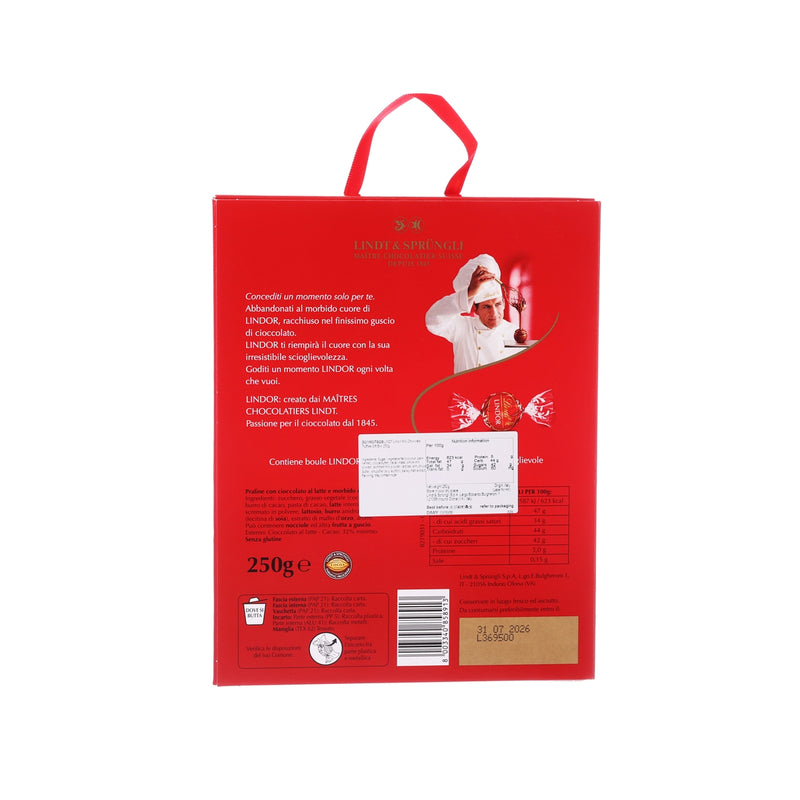 LINDT Lindor Milk Chocolate Truffles Gift Box  (250g)