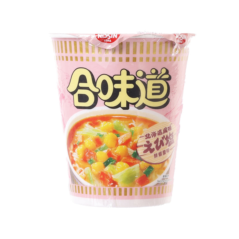 NISSIN Cup Noodles - Shrimp and Salt Flavor  (75g)