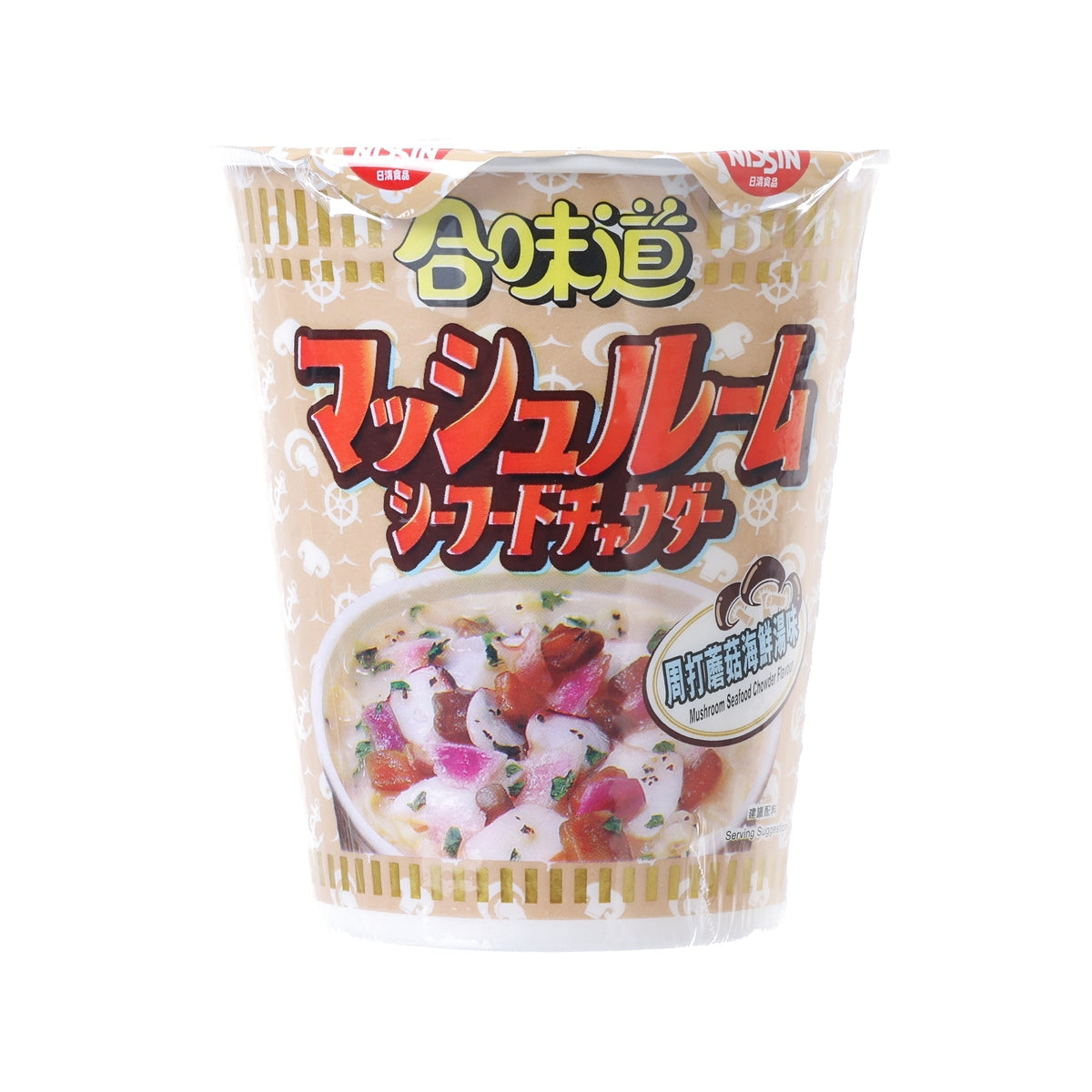 NISSIN Cup Noodles - Mushroom Seafood Chowder Flavour  (75g)