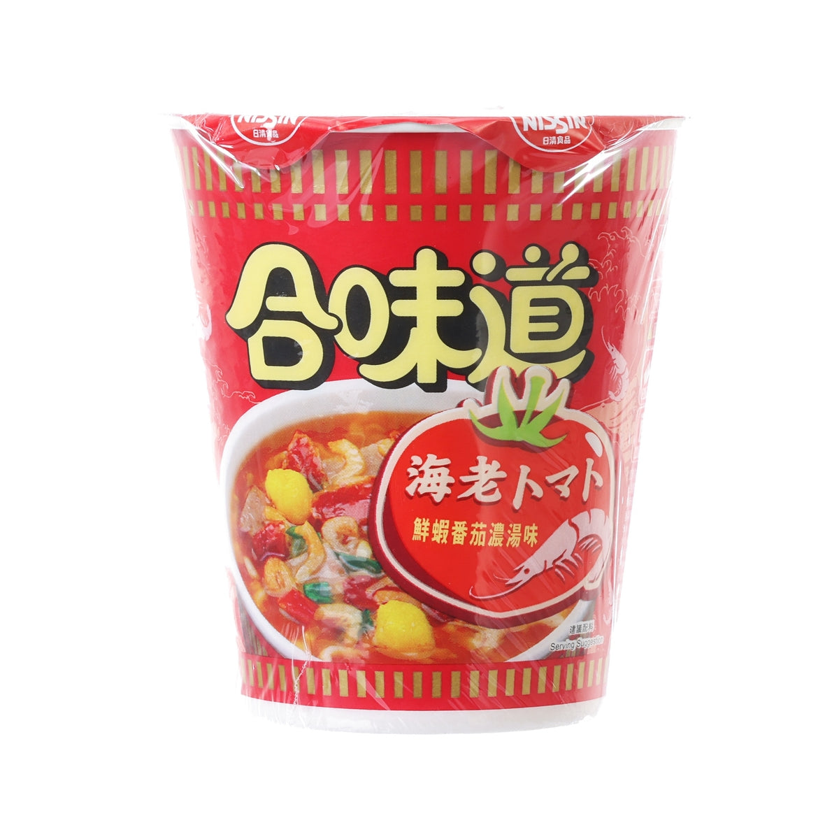 NISSIN Cup Noodles - Shrimp and Tomato Flavour  (75g)