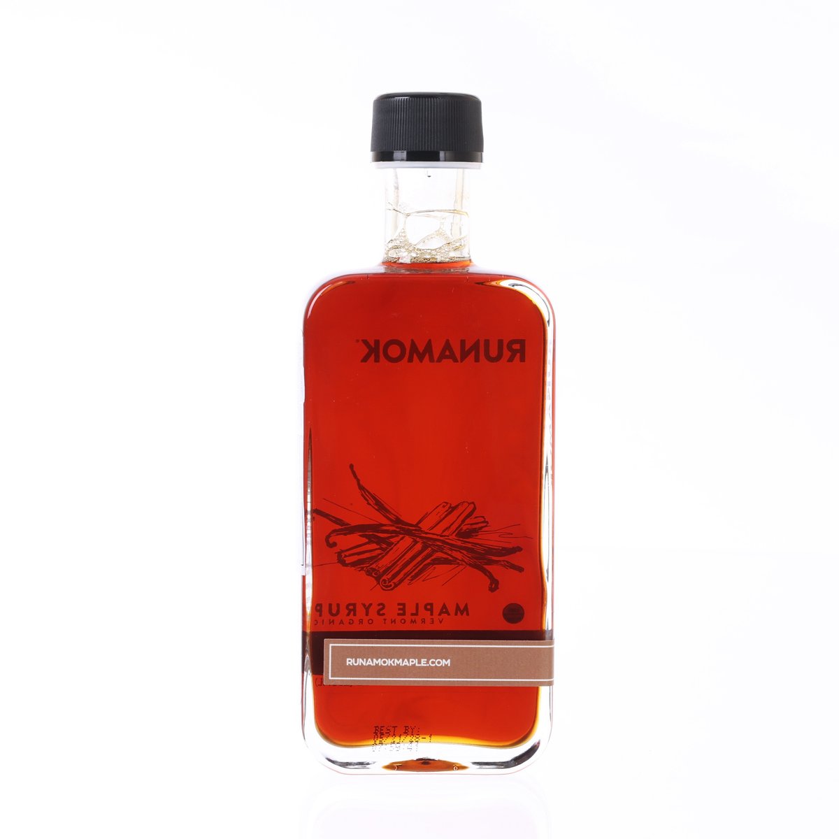 RUNAMOK Cinnamon & Vanilla Infused Organic Maple Syrup  (250mL)