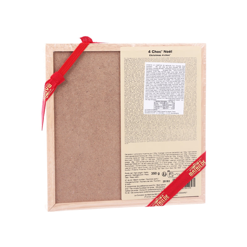 LECOMPTOIRDEMATHILDE Four Chocolate Xmas Assortment  (350g)