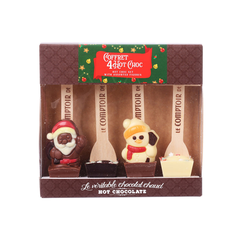 LECOMPTOIRDEMATHILDE Xmas Edition Hot Chocolate Set  (4 x 30g)