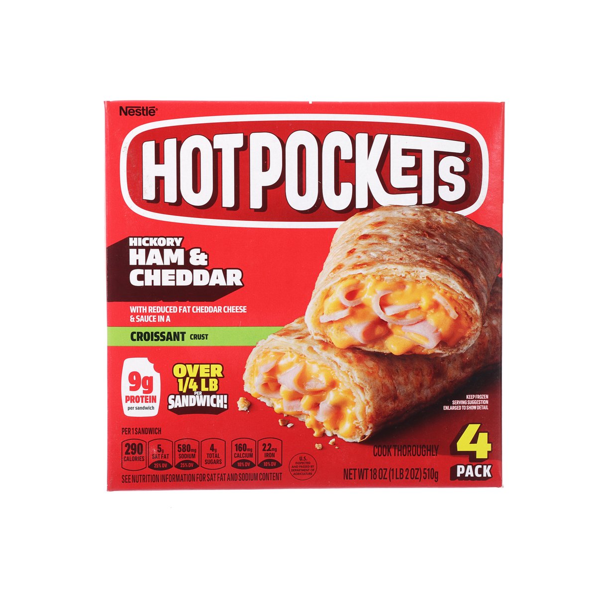 HOT POCKETS 火腿車打芝士餡餅 (510g)