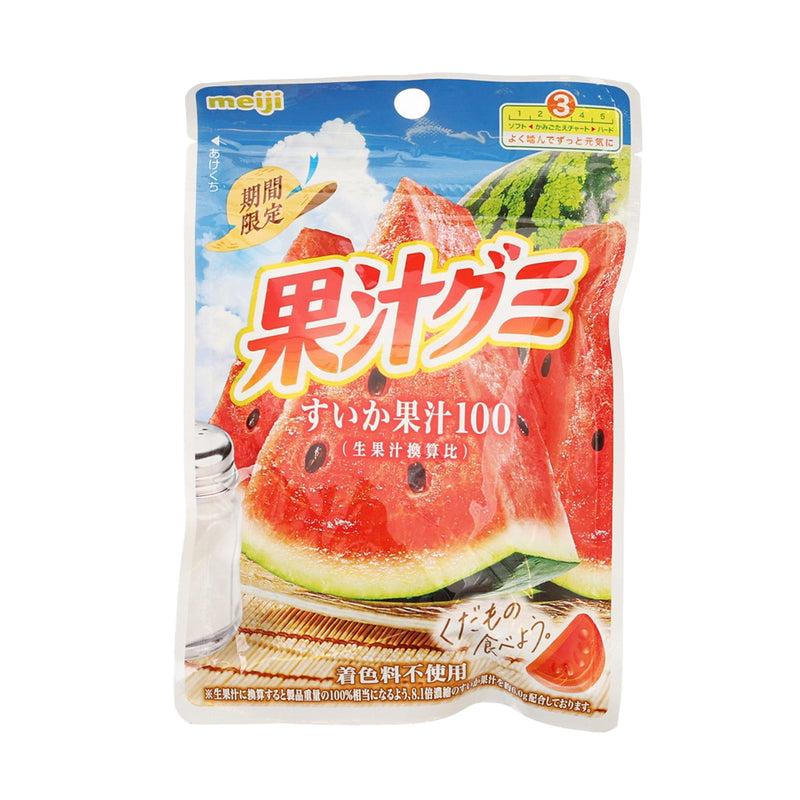 MEIJI Juice Gummy - Watermelon  (47g)