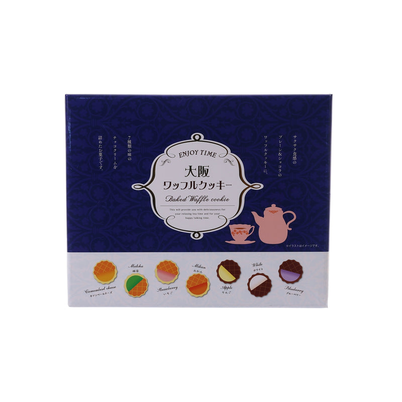 MAEDA Osaka Waffle Cookies Chocolate Cream Assortment  (21pcs)