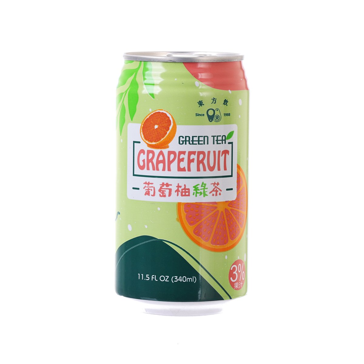 DONG FANG YIN Grapefruit Green Tea [Can]  (340mL)
