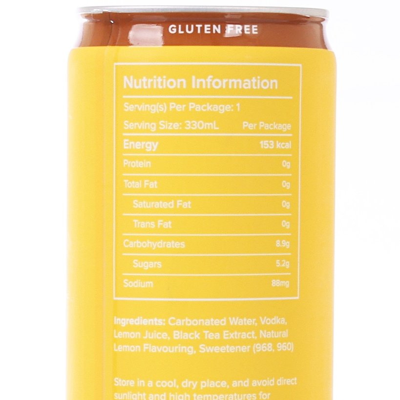 ONLY Vodka Soda - Lemon Tea (Alc. 6%) [Can]  (330mL)