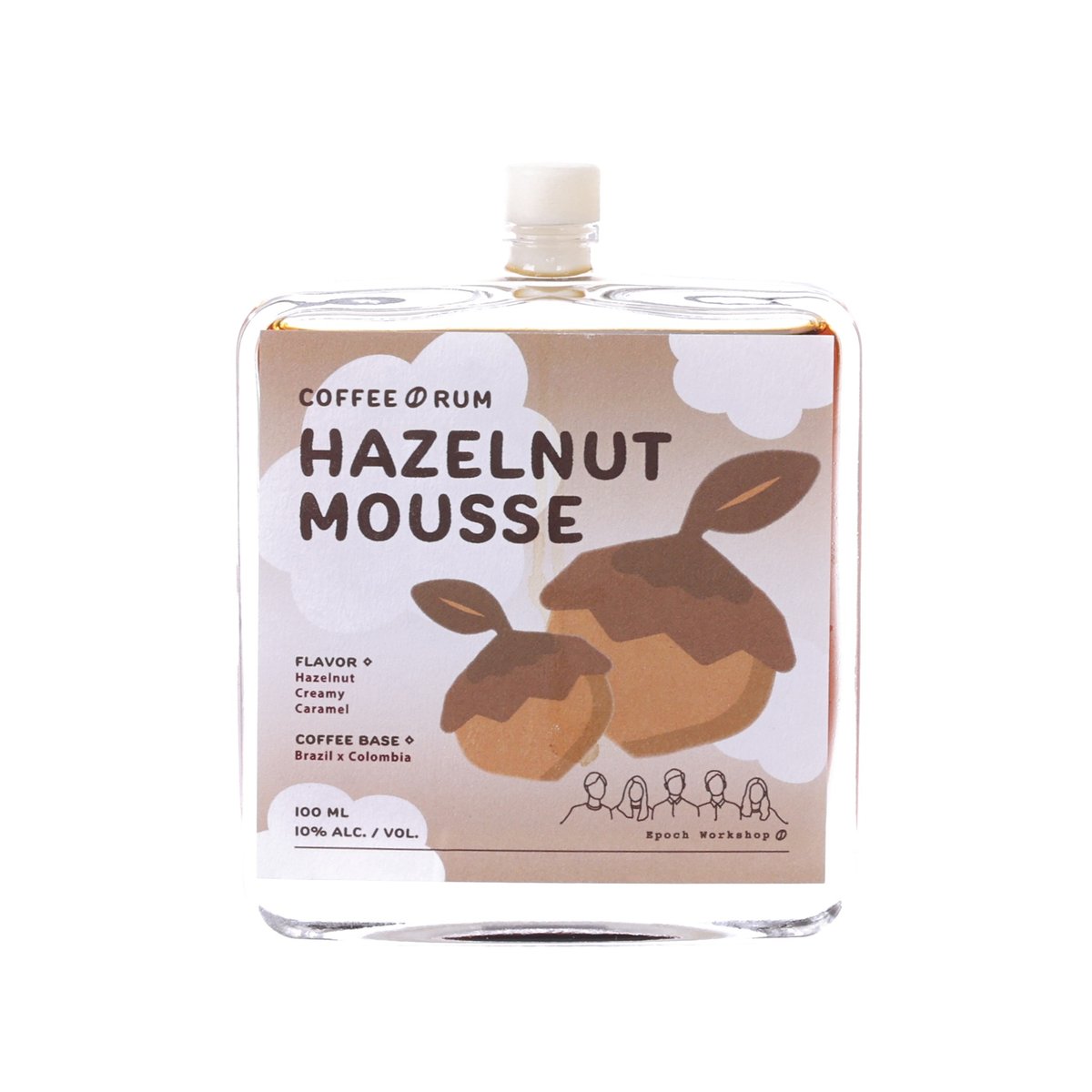 EPOCH WORKSHOP Hazelnut Mousse Rum Coffee (Alc. 10%) [Bottle]  (100mL)