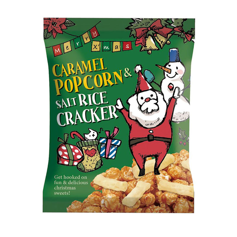 EIM Christmas Caramel Popcorn & Rice Cracker  (34g)