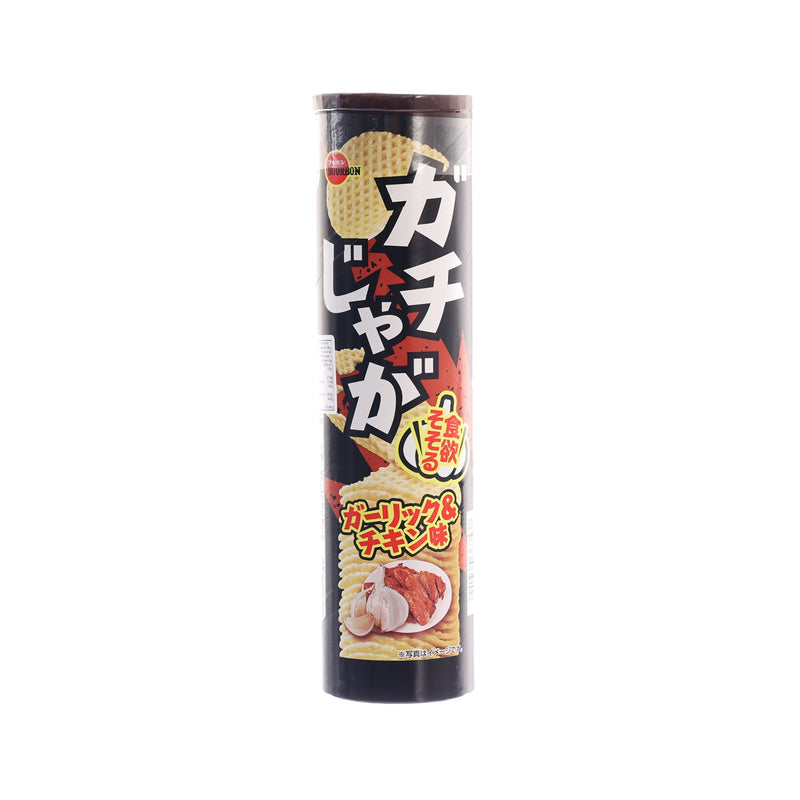 BOURBON GACHIJAGA Potato Chips - Garlic Chicken  (98g)