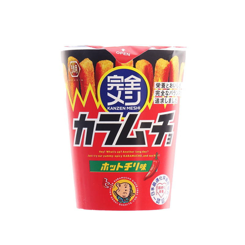 KOIKEYA KANZEN MESHI Karamucho Stick Snack - Hot Chilli  (38g)