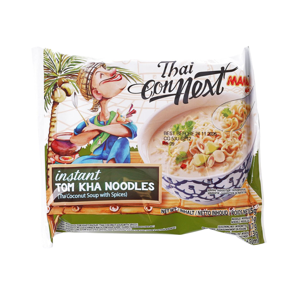 MAMA Thai Connext Instant Tom Kha Noodles  (85g)