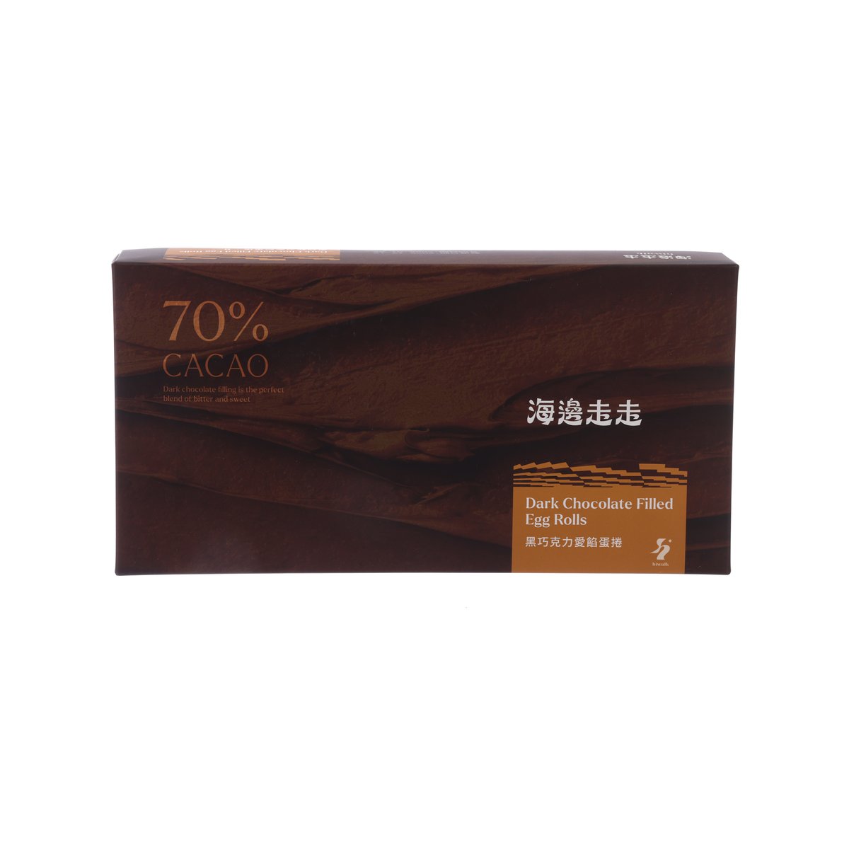 HIWALK 黑巧克力愛餡蛋捲 (240g)
