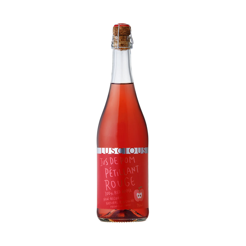 LUSCIOUS Sparkling Red Apple Juice (Non-Alcoholic)  (750mL)