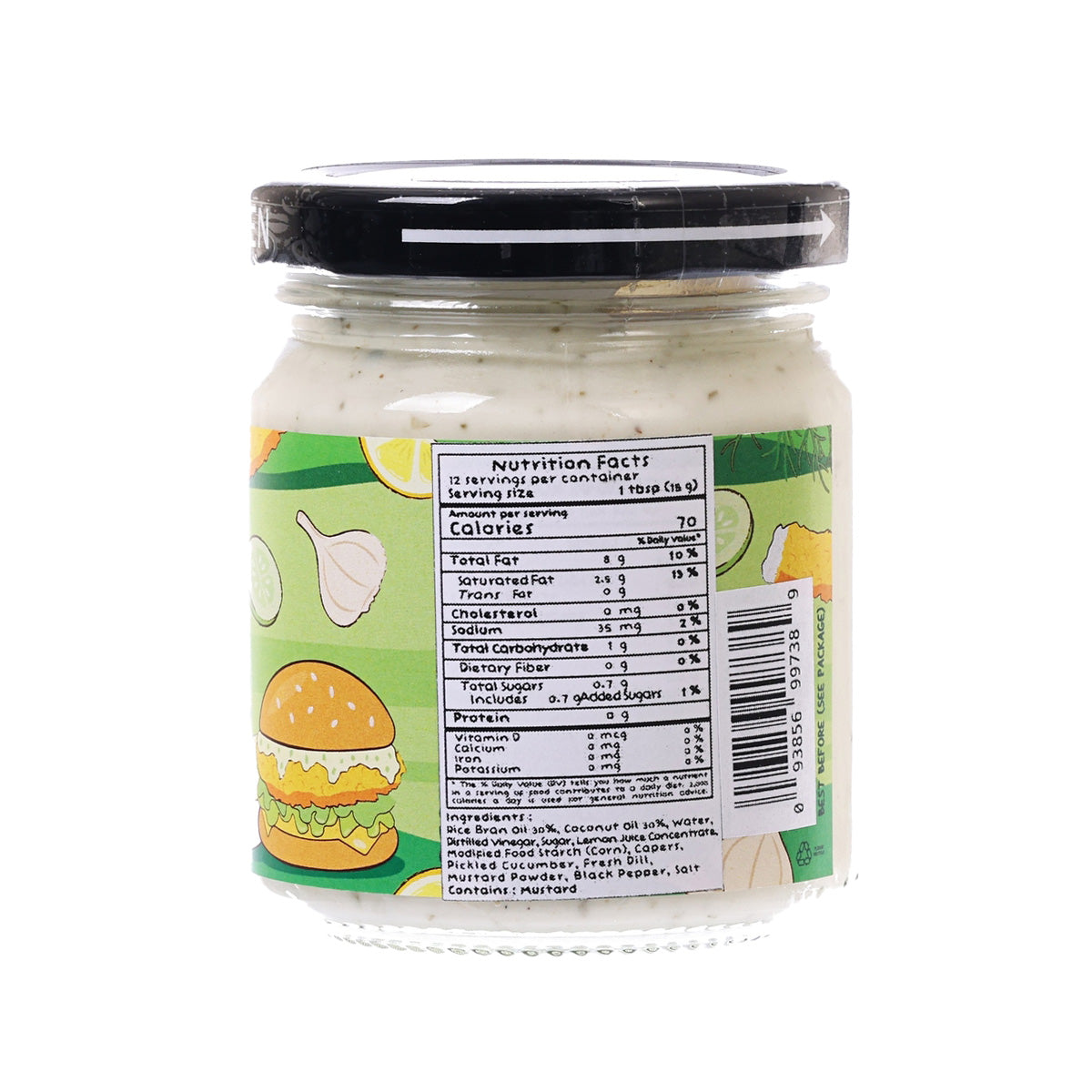 NATURE'S CHARM Vegan Tartar Sauce  (180g)