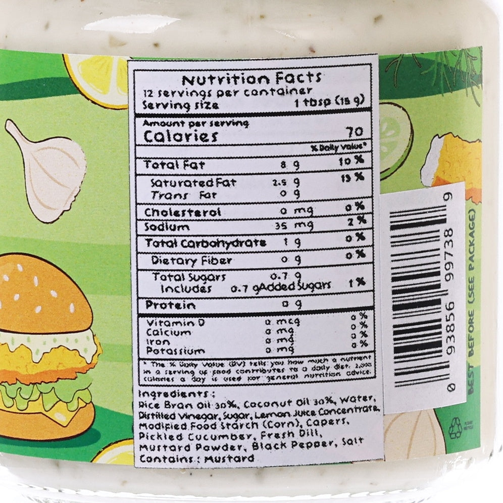 NATURE'S CHARM Vegan Tartar Sauce  (180g)