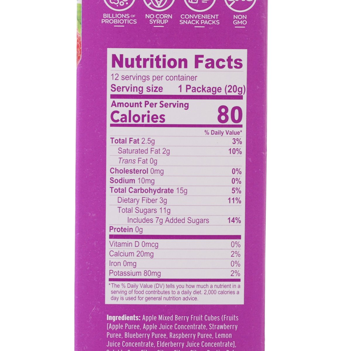 NATURE'S GARDEN 雜莓益生菌乳酪波波 (12pcs)