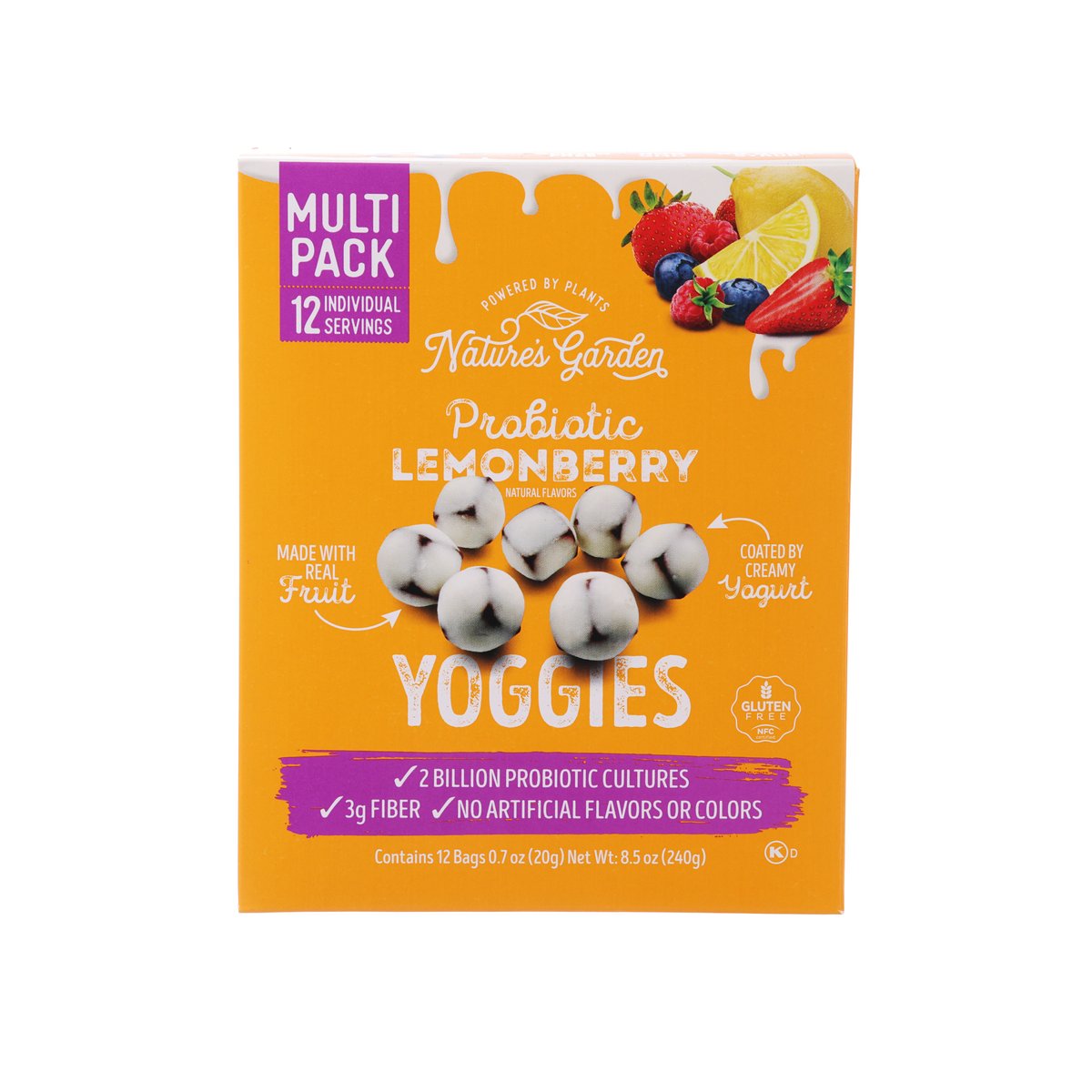 NATURE'S GARDEN Probiotic Lemonberry Yoggies  (12pcs)