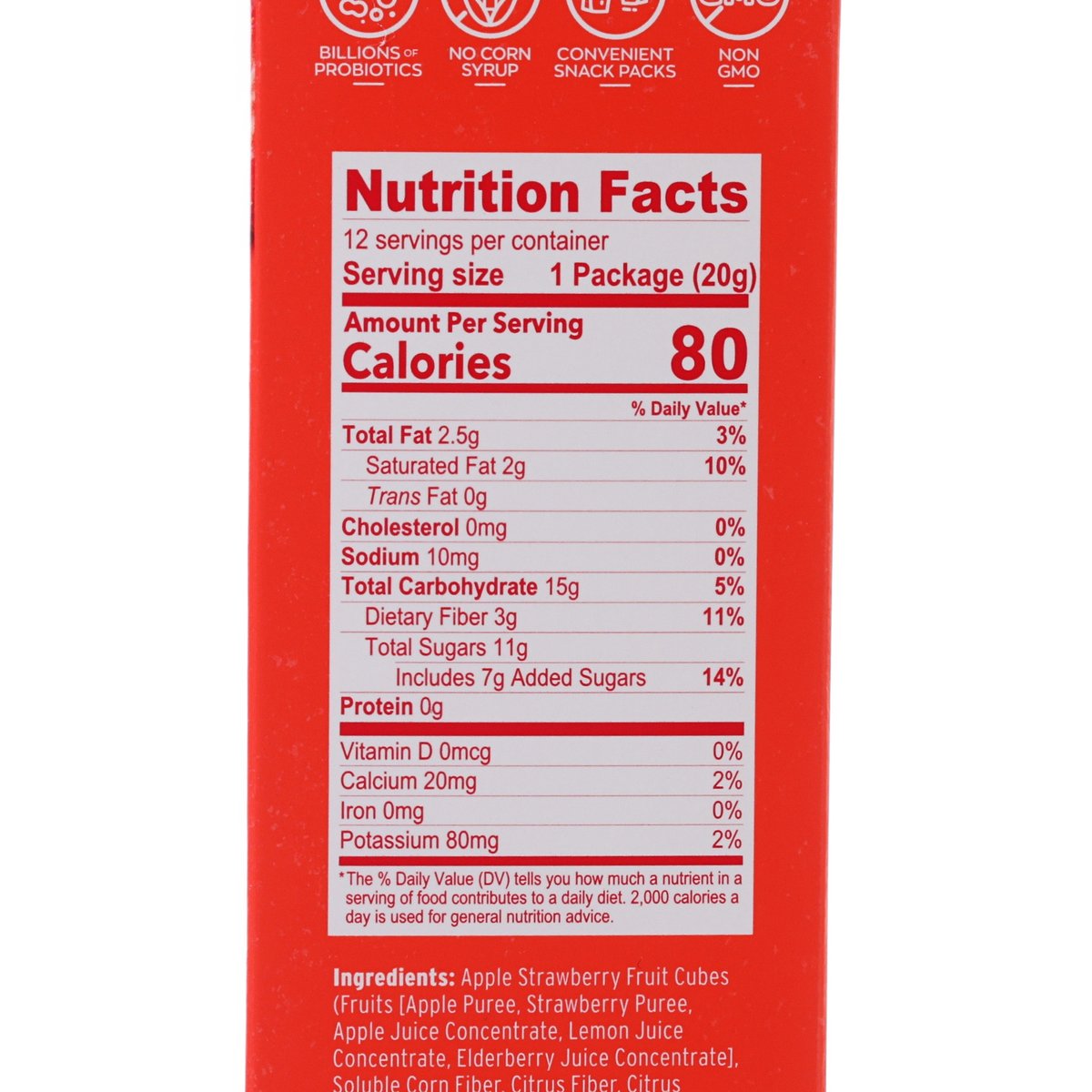 NATURE'S GARDEN 草莓益生菌乳酪波波 (12pcs)