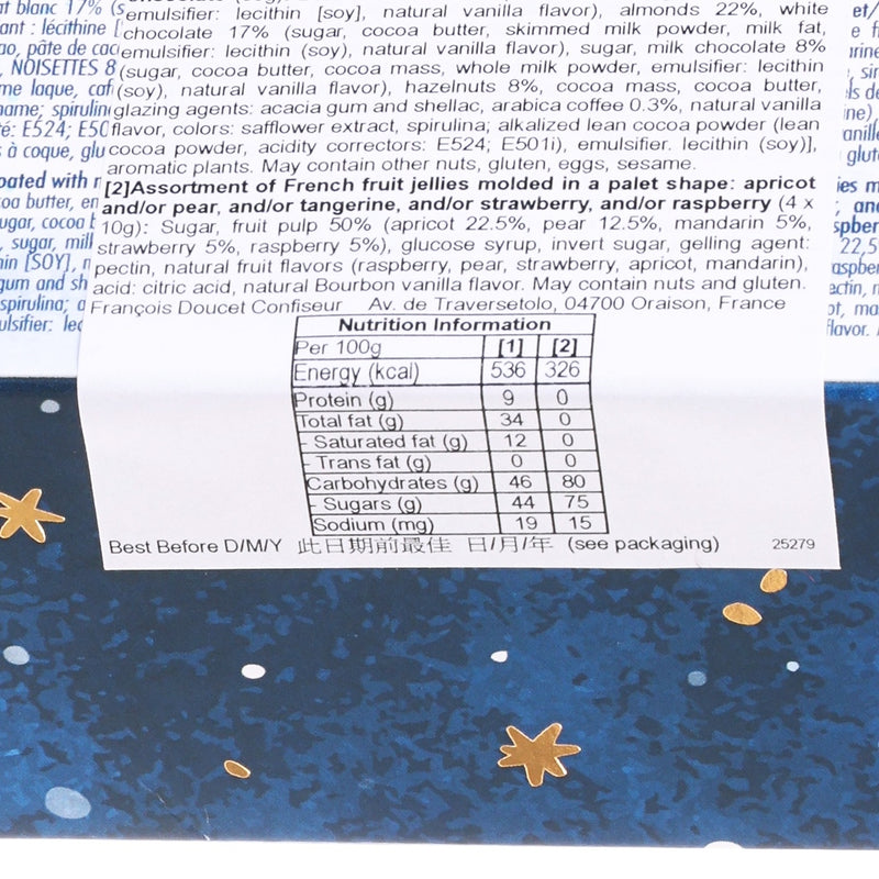 FRANCOISDOUCET Xmas Cracker Filled with Méli Mélo & Fruit Jellies  (90g)