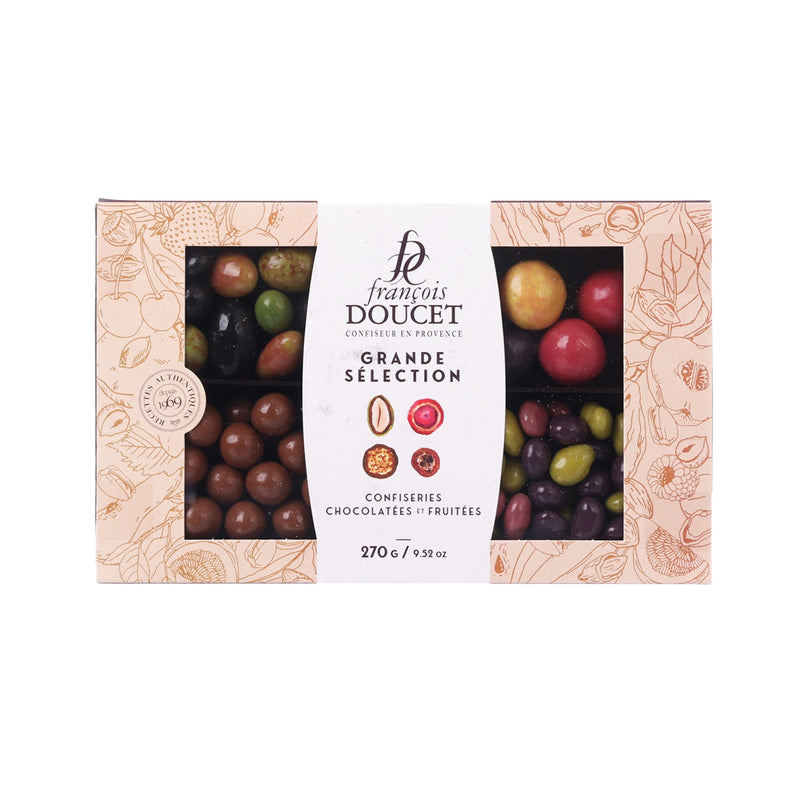 FRANCOISDOUCET Chocolate Assortment Coated with Nut & Dried Fruits  (270g)