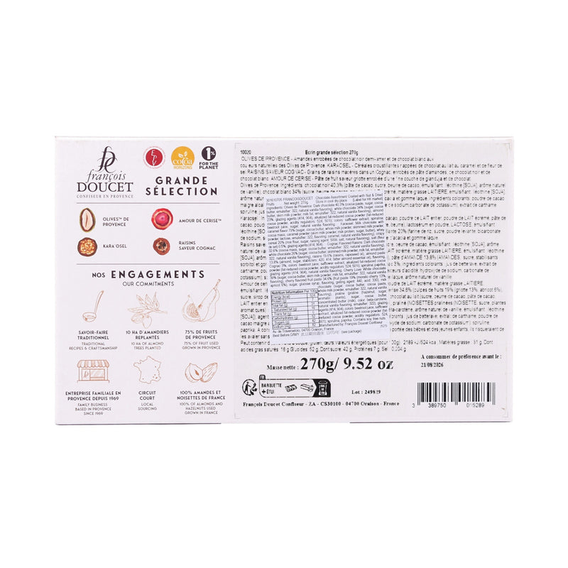 FRANCOISDOUCET Chocolate Assortment Coated with Nut & Dried Fruits  (270g)