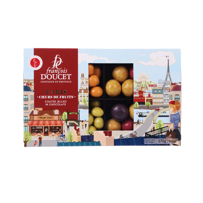 FRANCOISDOUCET Trip to Paris - Fruit Hearts Chocolate Assortment  (270g)