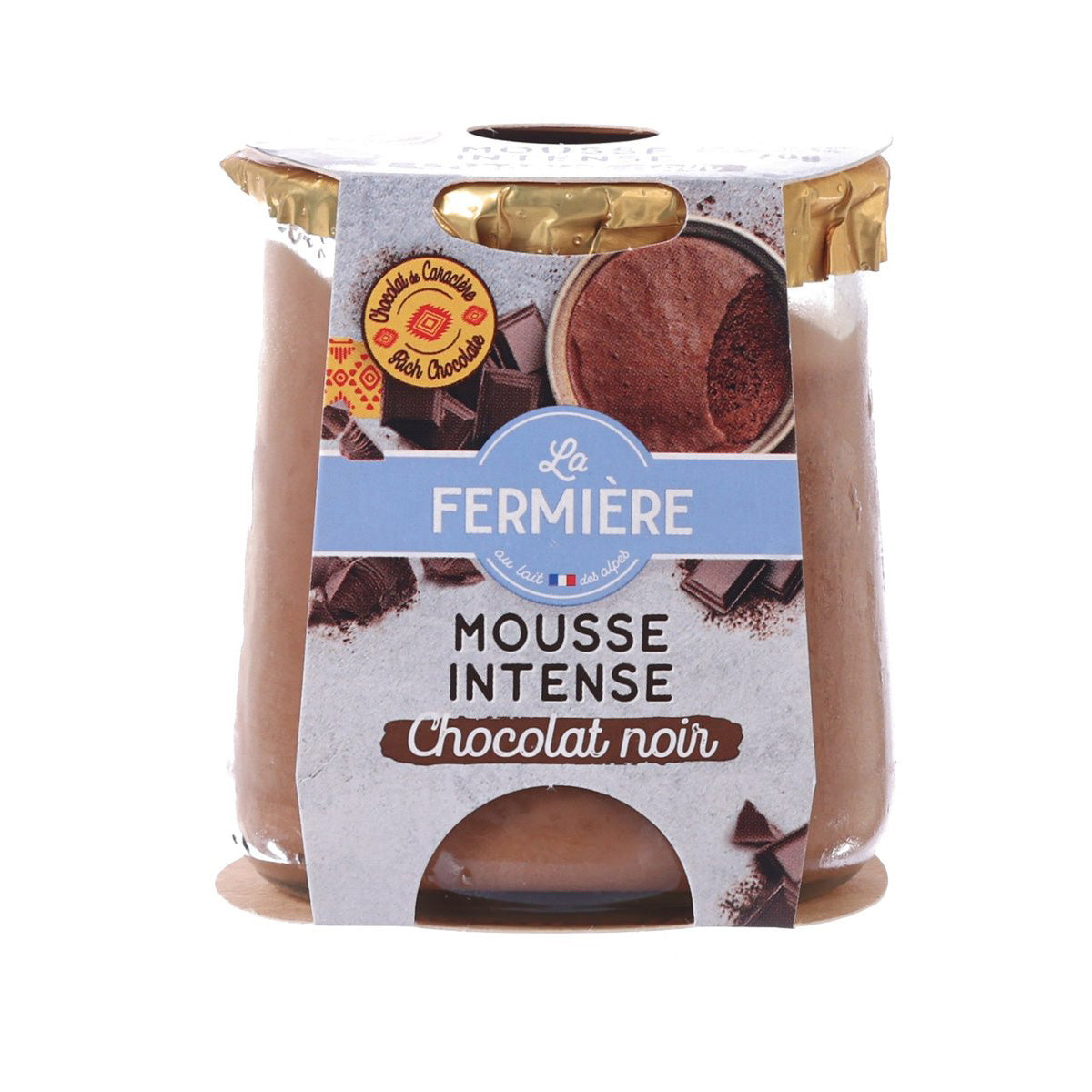 LA FERMIERE Dark Chocolate Mousse  (70g)