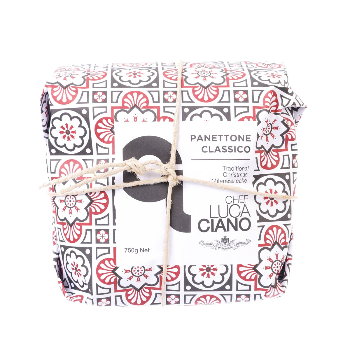 LUCA CIANO Classico Panettone (Hand Wrapped)  (750g)