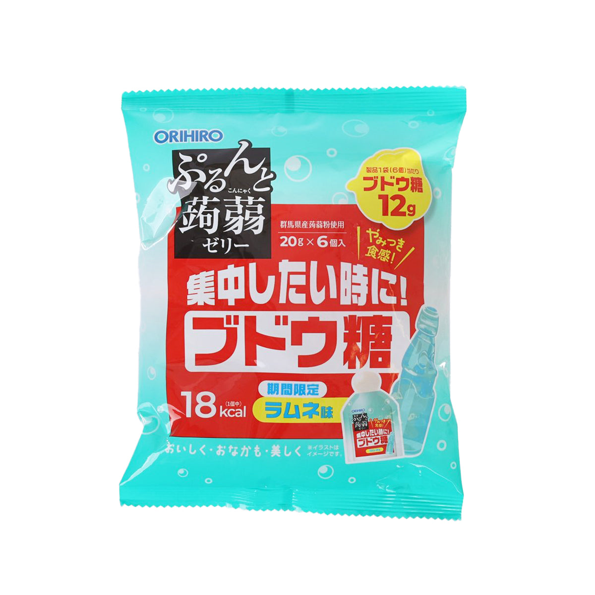 ORIHIRO Konnyaku Jelly - Glucose Ramune  (120g)