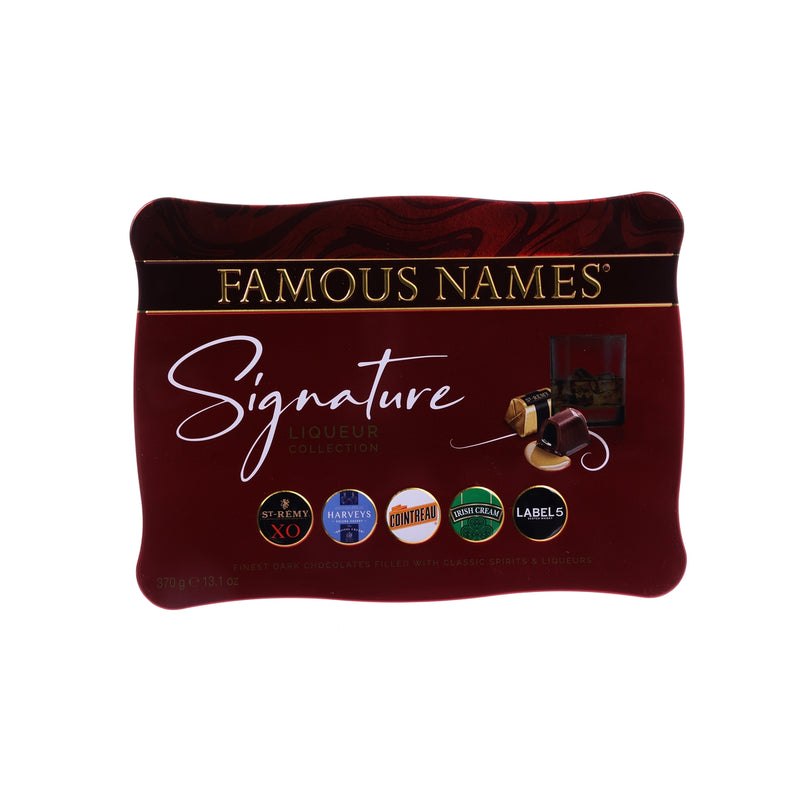 FAMOUS NAMES Signature Liqueur Chocolate Collection  (370g)