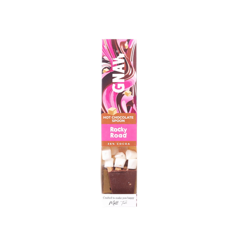 GNAW Rocky Road Hot Chocolate Spoon with Marshmallows  (40g)