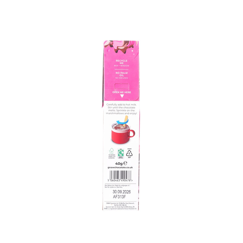 GNAW Rocky Road Hot Chocolate Spoon with Marshmallows  (40g)