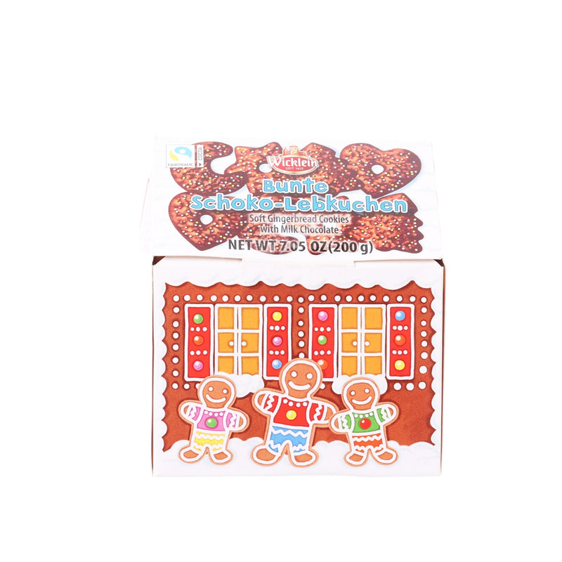 WICKLEIN Winterhouse Filled with Chocolate Lebkuchen  (200g)