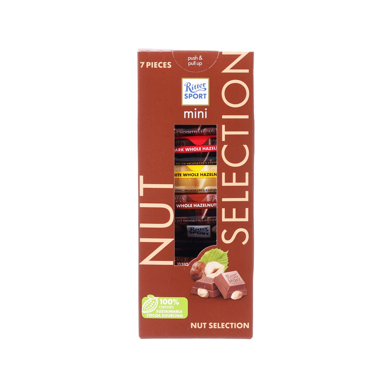 RITTER SPORT Mini Milk Chocolate Nut Selection  (116g)
