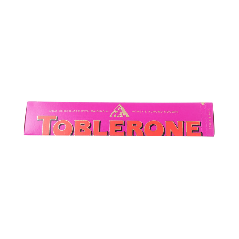 TOBLERONE Raisins & Honey Almond Nougat Milk Chocolate Bar  (360g)