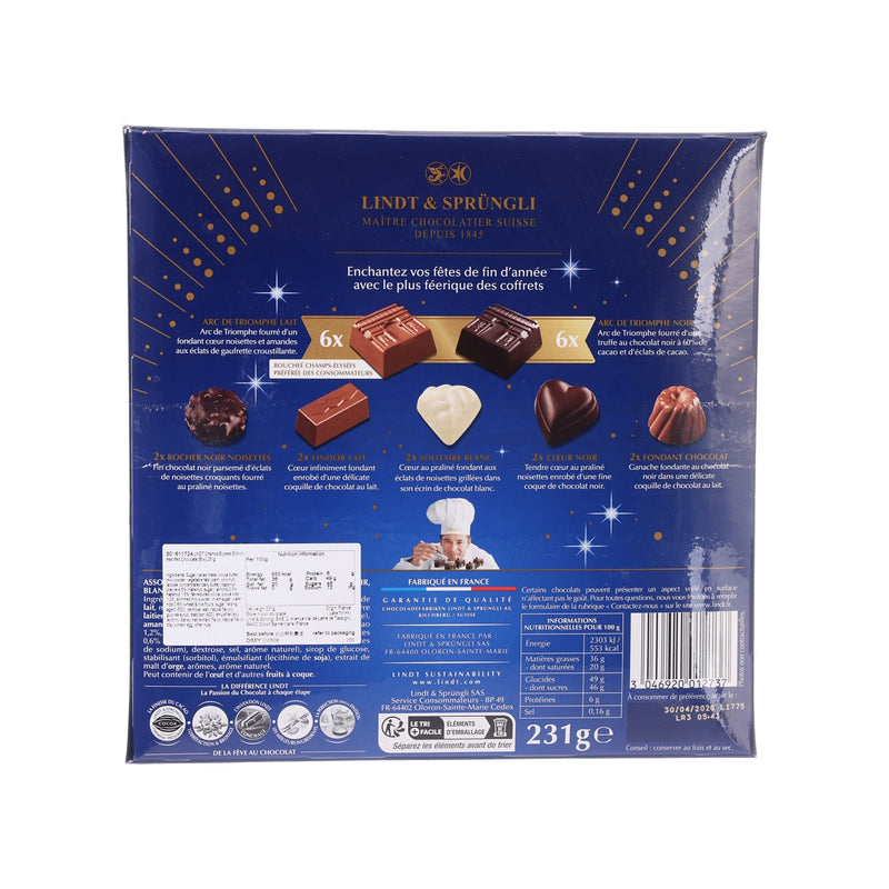 LINDT Champs-Elysees Edition Assorted Chocolate [Box]  (231g)