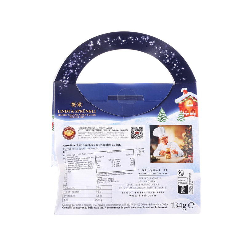 LINDT Teddy Assorted Chocolate  (134g)