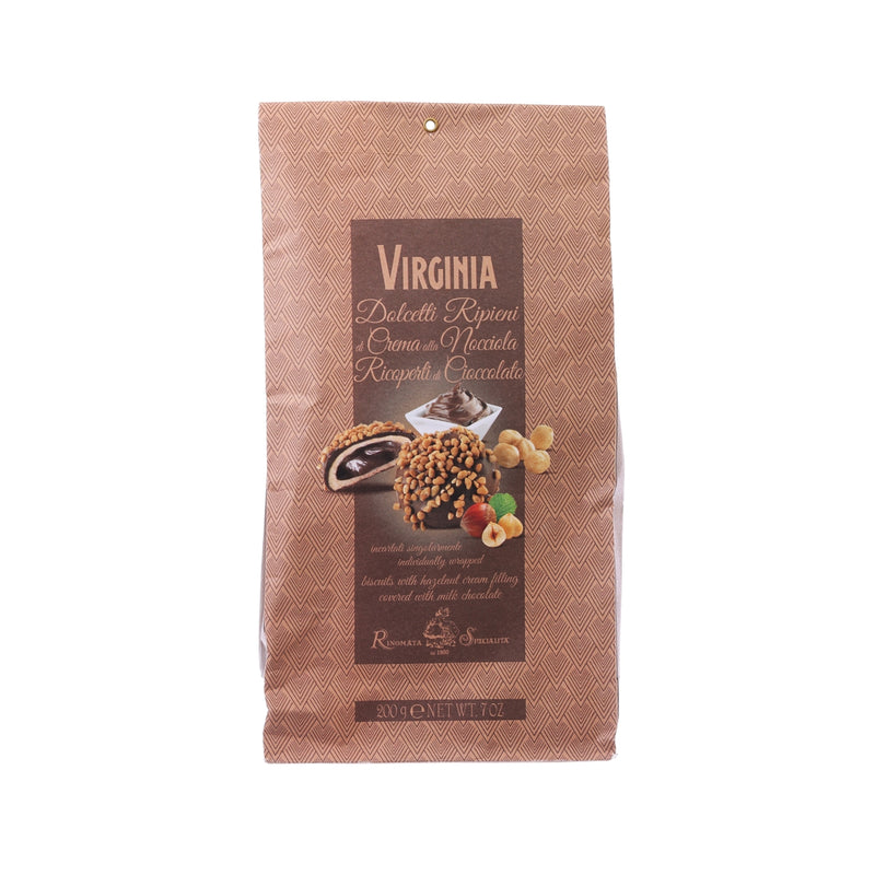 VIRGINIA Gianduja Cream Filled Chocolate Biscuit  (200g)