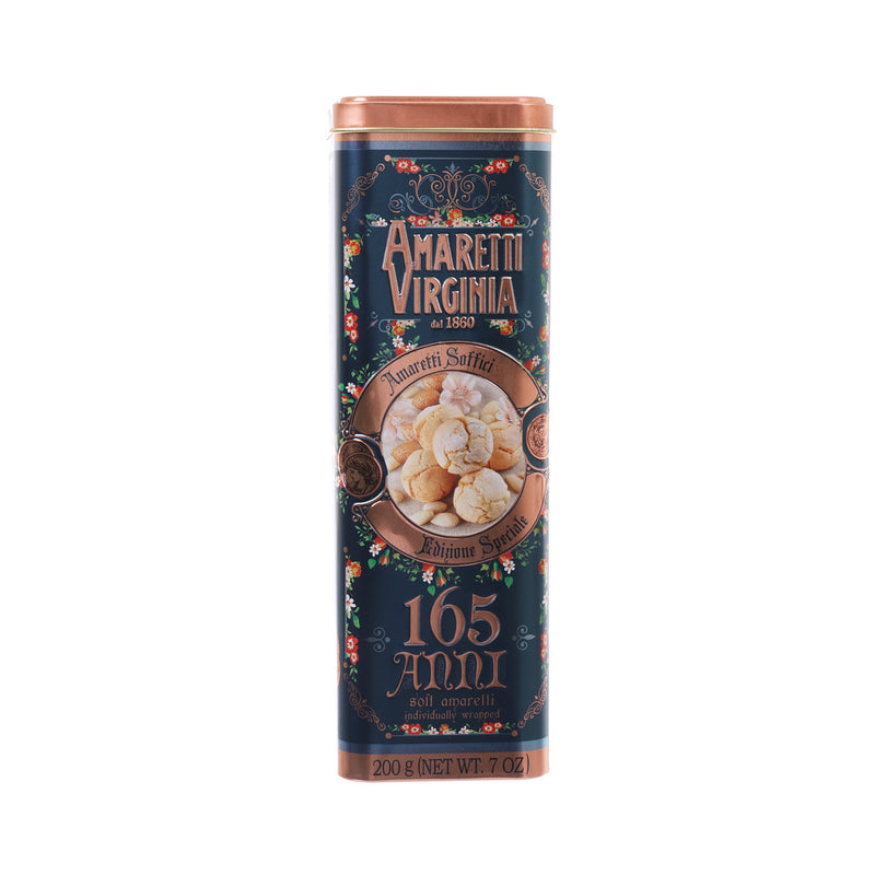 VIRGINIA Soft Amaretti Biscuit - 165th Anniversary Spaghetti Tin  (200g)