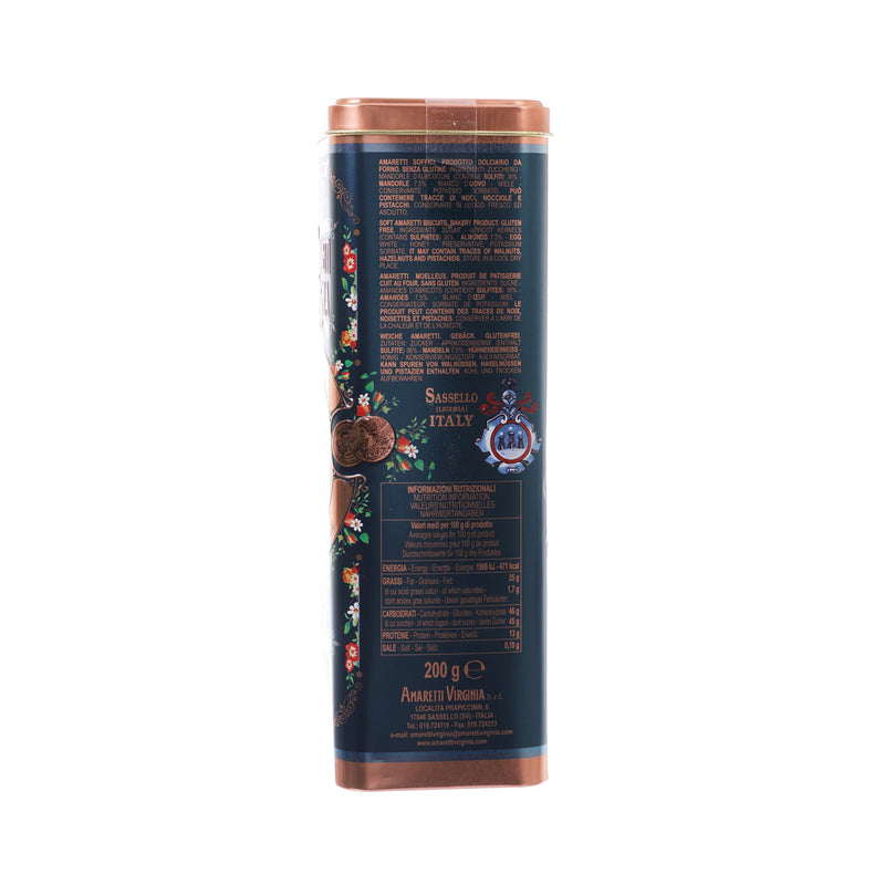 VIRGINIA Soft Amaretti Biscuit - 165th Anniversary Spaghetti Tin  (200g)