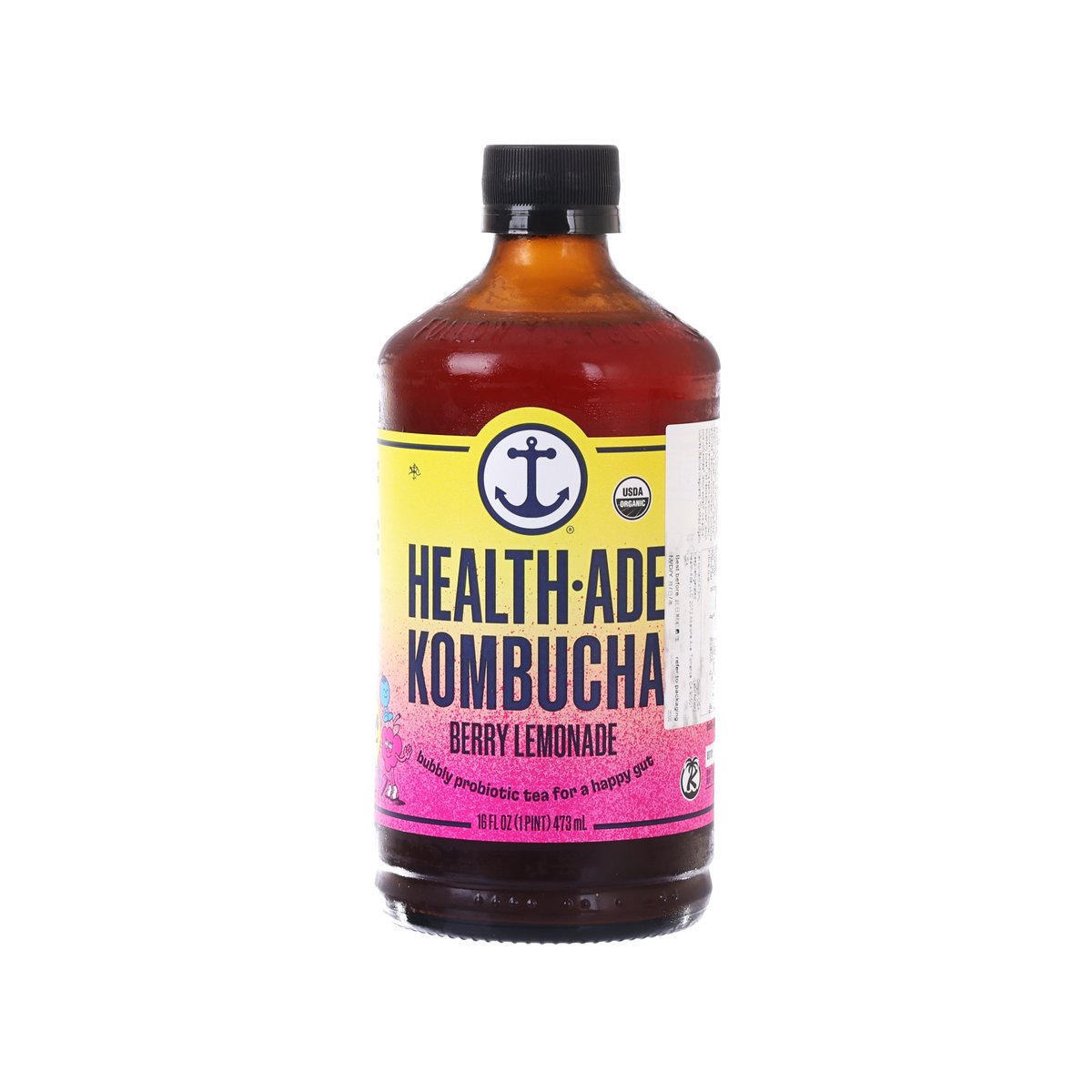 HEALTH ADE KOMBUCHA 有機紅茶菌 - 莓果檸檬 (473mL)
