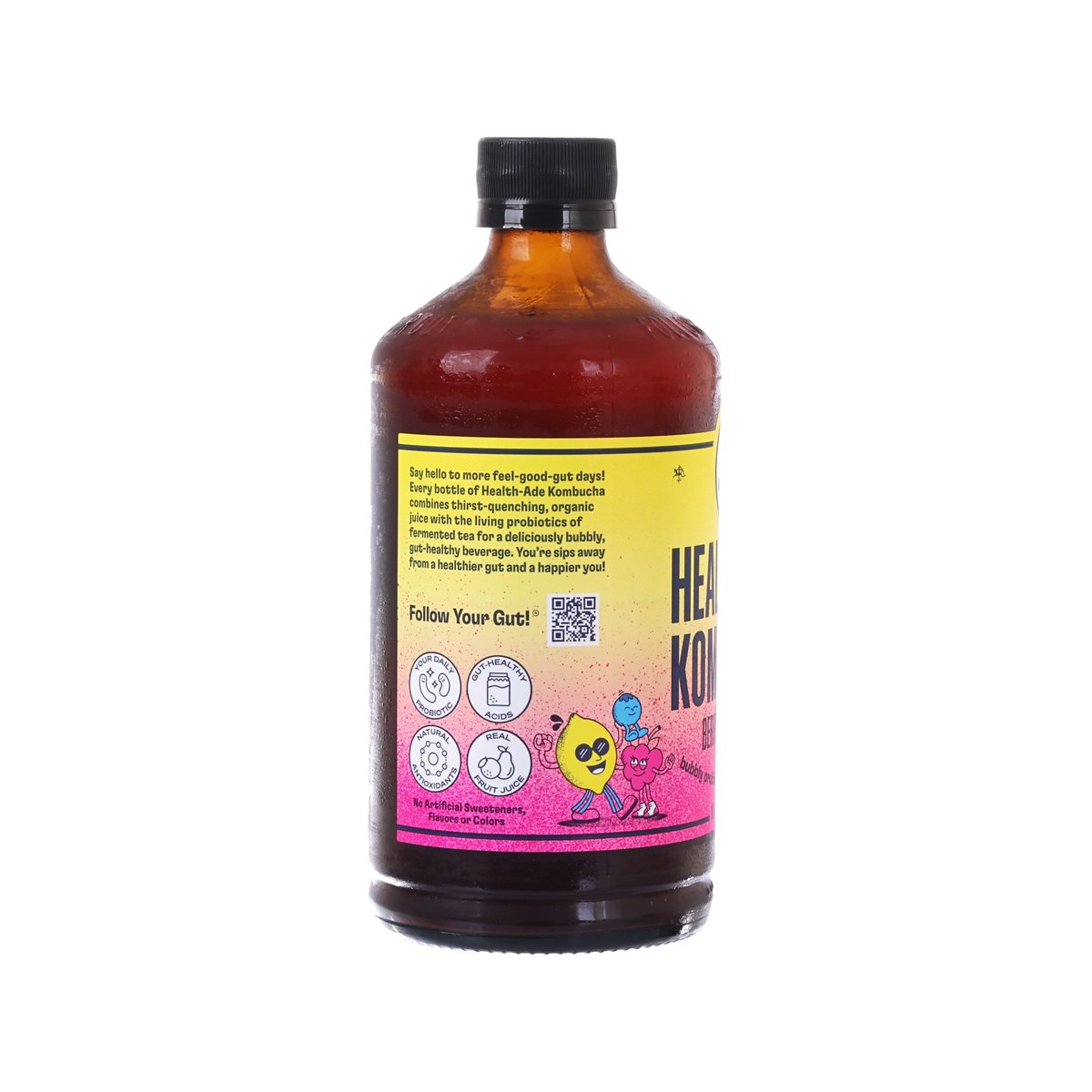 HEALTH ADE KOMBUCHA 有機紅茶菌 - 莓果檸檬 (473mL)
