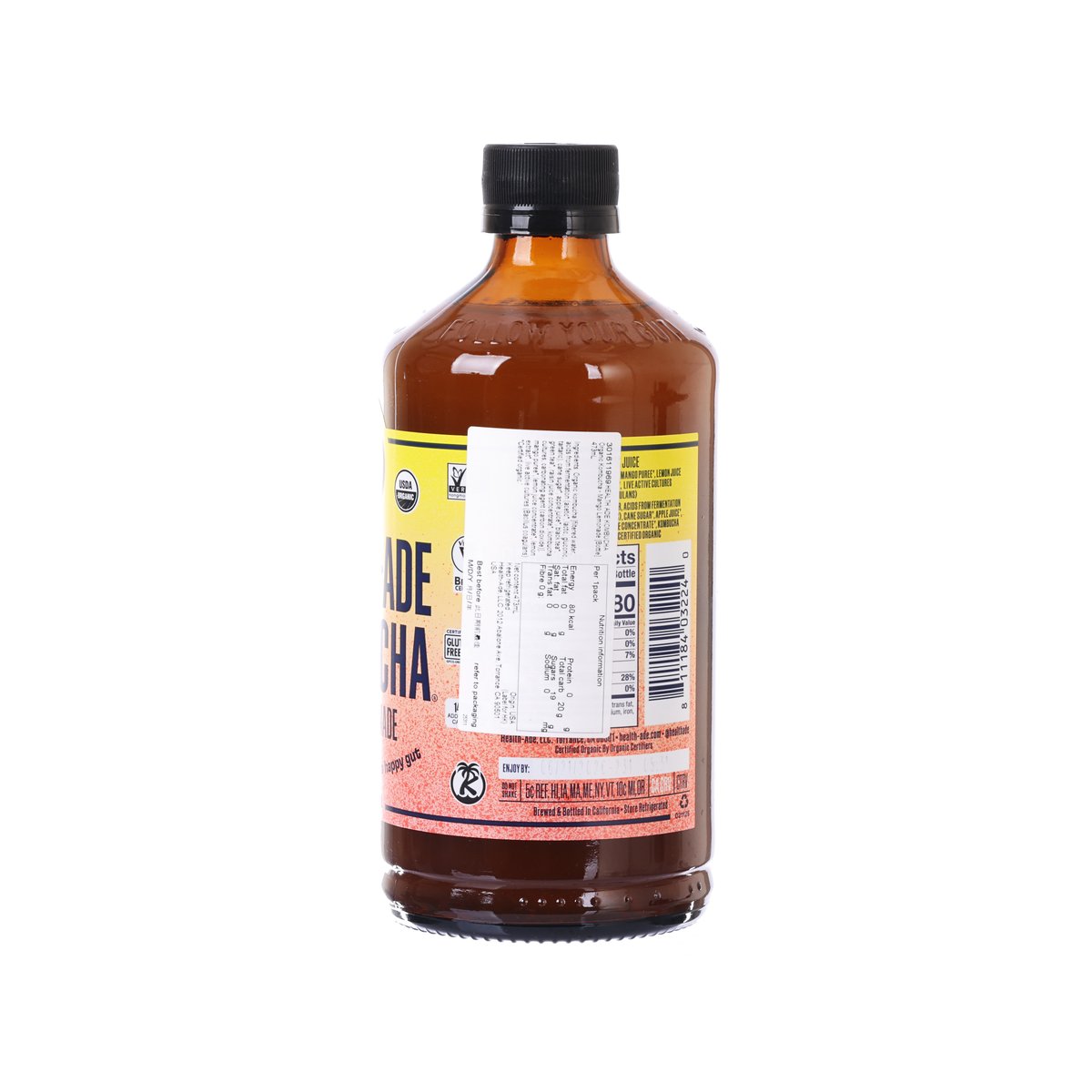 HEALTH ADE KOMBUCHA 有機紅茶菌 - 芒果檸檬 (473mL)