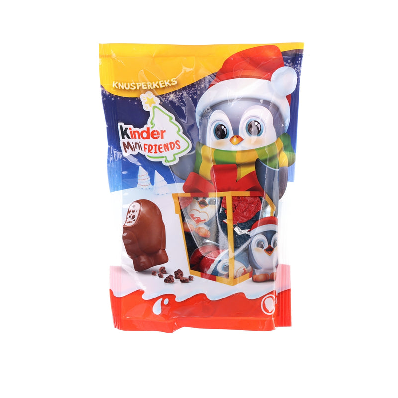 KINDER Christmas Mini Friends Crunchy Chocolate Biscuit  (122g)