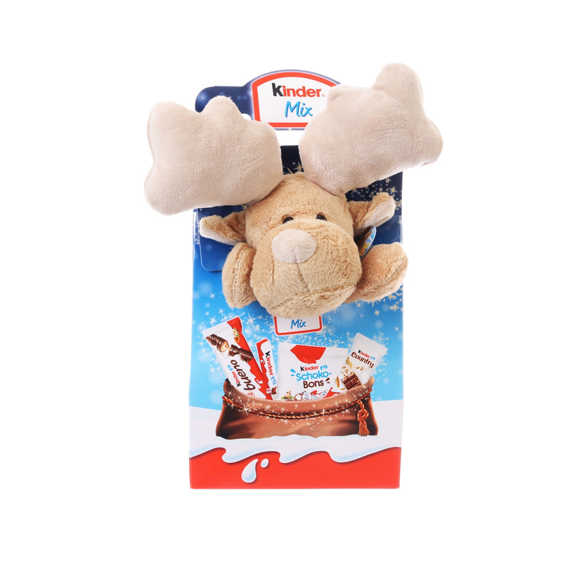 KINDER Christmas Plush Toy with Chocolate  (133g)