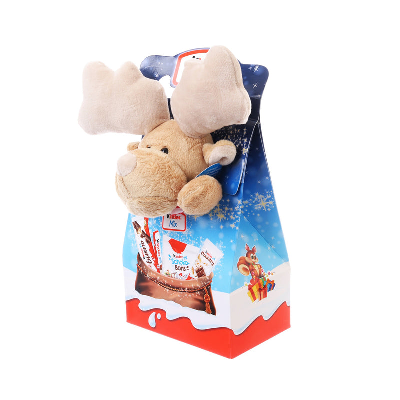 KINDER Christmas Plush Toy with Chocolate  (133g)
