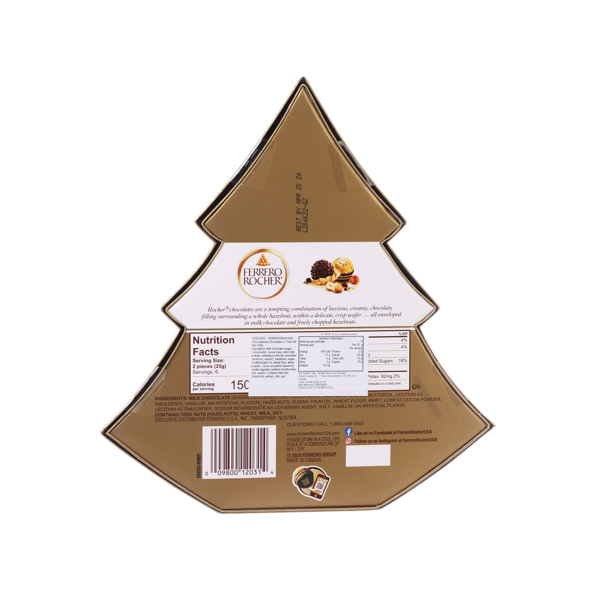 FERREROROCHER 朱古力樹型禮盒 (150g)