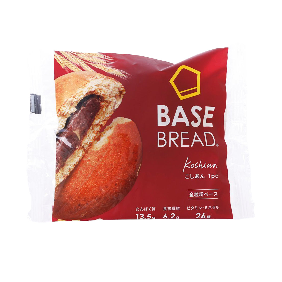 BASEFOOD Red Bean Paste Bread  (1pc)